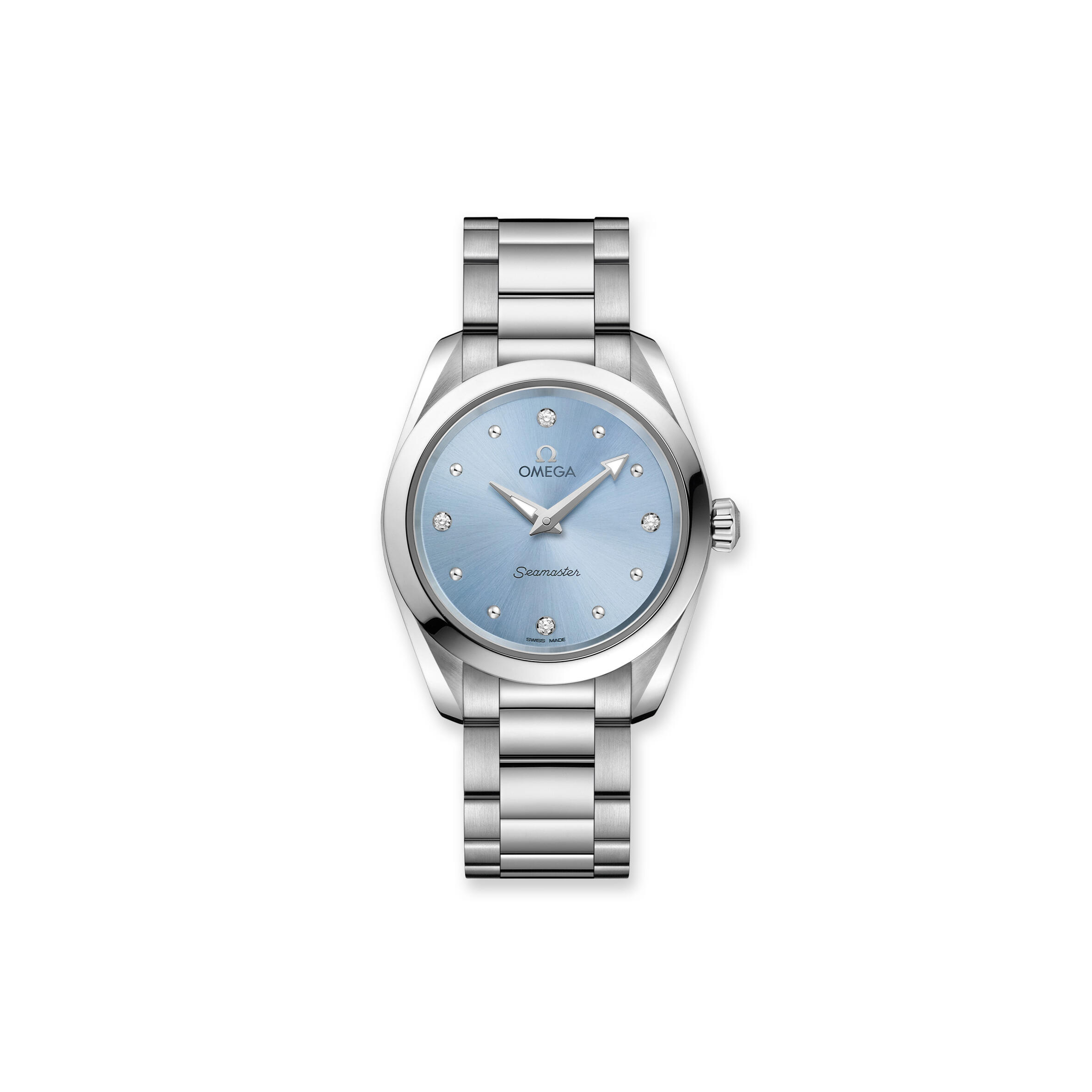 0me*ga seamaster aqua terra 150m 28mm, steel on steel 220.10.28.60.53.001